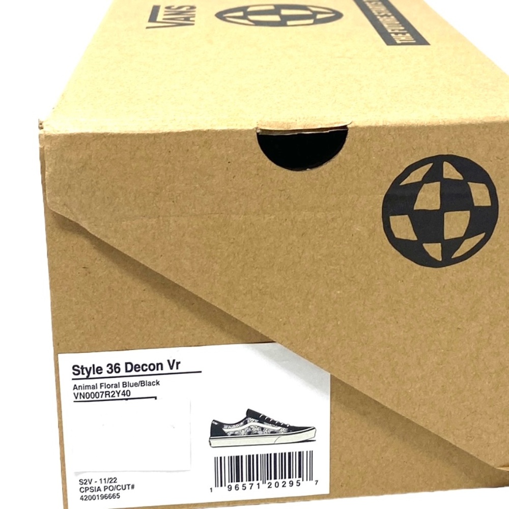VANS Style 36 Decon Sneakers Floral Black Women's Canvas Suede Shoes VN0007R2Y40 - Picture 10 of 11